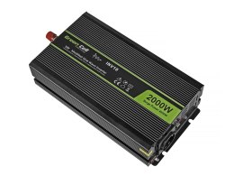 GREEN CELL PRZETWORNICA INV10 12V-230V 2000W/4000W MODYFIKOWANA SINUSOIDA (WYPRZEDAŻ)