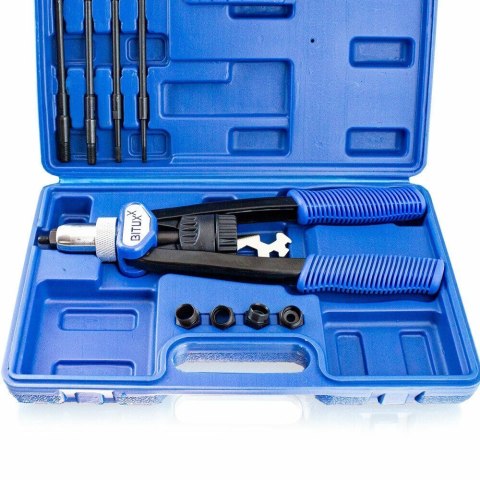 ZESTAW KOMPLET NITOWNICA DO NITONAKRĘTEK SZCZYPCE DO NITÓW + NITONAKRĘTKI