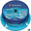 CD-R Verbatim Azo 700 MB 52x 25 Części (8 Sztuk)