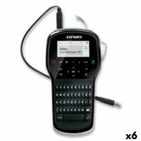 Elektryczna Drukarka Etykiet Dymo Labelmanager LM280 1,2 mm QWERTY Czarny (6 Sztuk)