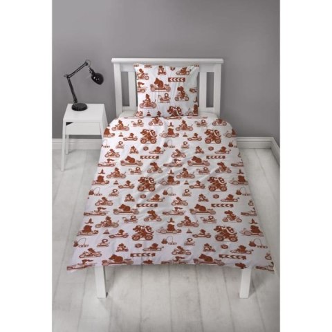 Komplet poszewek na kołdrę Mario Bros Wielokolorowy Łóżko 140 2 Części