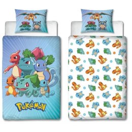 Komplet poszewek na kołdrę Pokémon 25 x 4 x 30 cm Niebieski Łóżko 140 2 Części