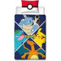 Komplet poszewek na kołdrę Pokémon 25 x 4 x 30 cm Wielokolorowy Łóżko 140 2 Części