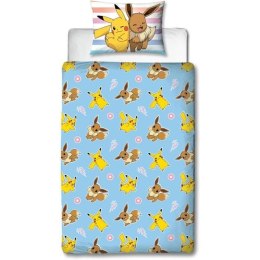 Komplet poszewek na kołdrę Pokémon 25 x 5 x 30 cm Wielokolorowy Łóżko 140 2 Części