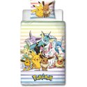Komplet poszewek na kołdrę Pokémon 25 x 5 x 30 cm Wielokolorowy Łóżko 140 2 Części