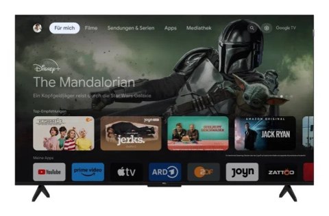 Telewizor TCL 55T7B QLED 55" 4K Ultra HD Google TV Dolby Vision DVB-T2 Czarny