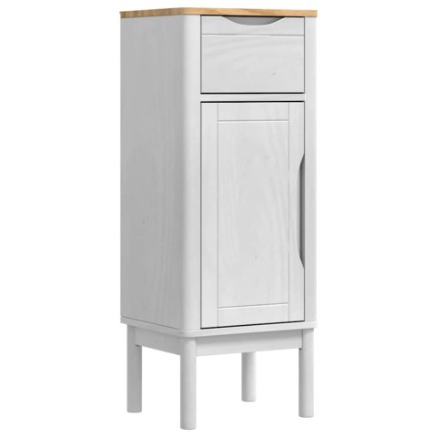 Zestaw mebli łazienkowych 3 pcs Biały Lite drewno sosnowe