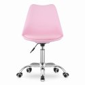 Krzesło obrotowe ALBA - róż