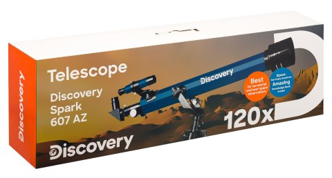 (PL) Teleskop Levenhuk Discovery Spark 607 AZ z książką