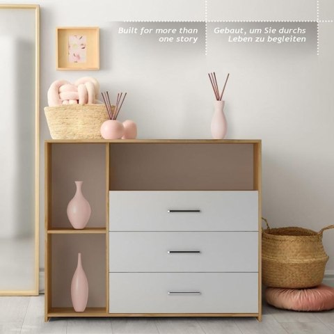 INFANTASTIC Przewijak, 113 x 53 x 101 cm, biały-sonoma