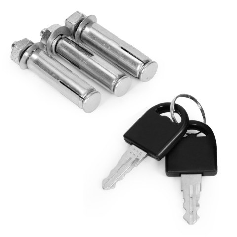 Blokada parkingowa składana zapora na klucz 40 cm