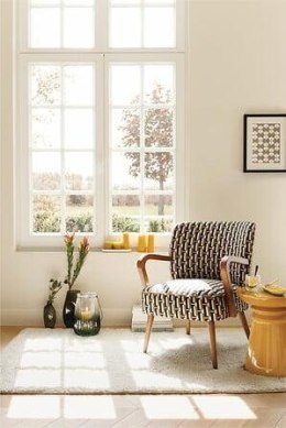 Stolik Jaya żółty metalowy