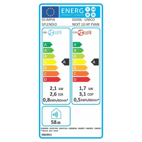 Klimatyzator Olimpia Splendid 02456 Biały