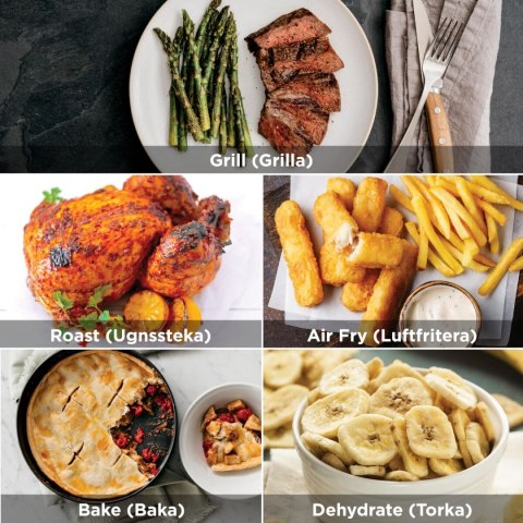 Przenośny grill NINJA AG351EU 5EN1 Metal Stal nierdzewna