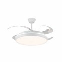 Wentylator sufitowy CristalRecord CHARLY L RETRAC Przezroczysty 80 W