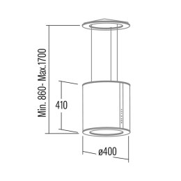 Okap wyspowy Cata ISLA MOON
