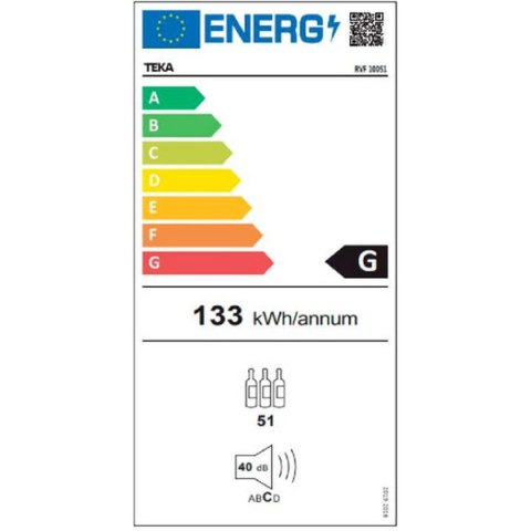 Winoteka Teka RVF 10051 GBK Czarny