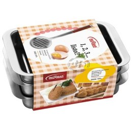 Forma do pieczenia Inoxibar 59271 Stal 21 x 15 cm (3 Sztuk)