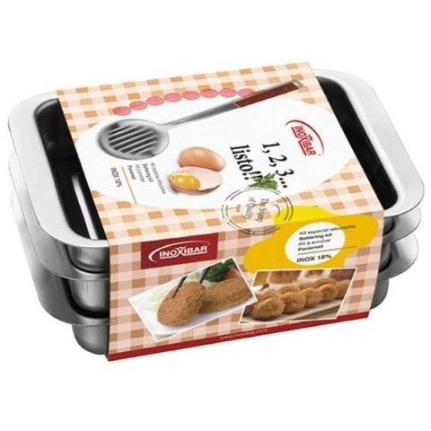 Forma do pieczenia Inoxibar 59271 Stal 21 x 15 cm (3 Sztuk)