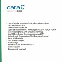 Okap konwencjonalny Cata SYGMA7010BK