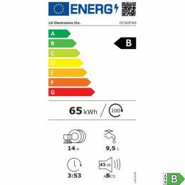 Zmywarka LG DF365FWS Biały B