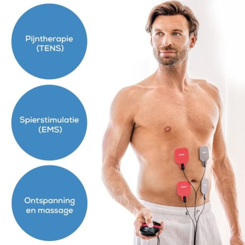 Elektryczny Masażer Ręczny Beurer cuadradas Modrý Elektrostymulator