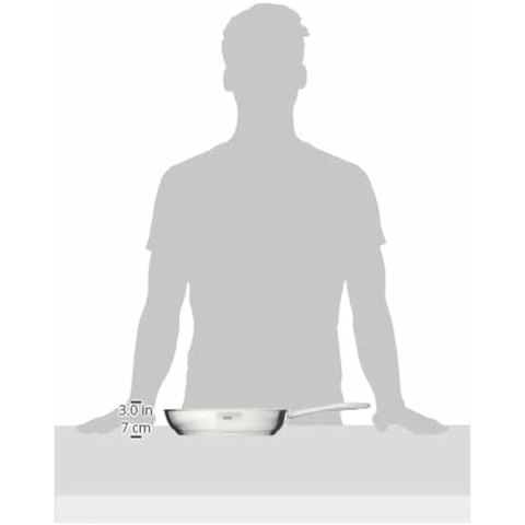 Patelnia Fissler 08135328100/0 Srebrzysty Metal Stal nierdzewna