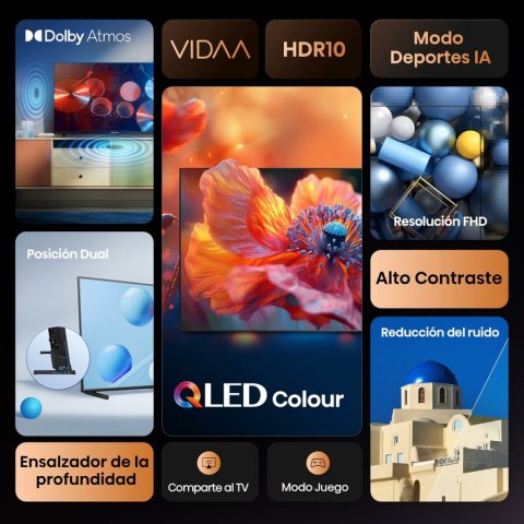 Smart TV Hisense 32A5Q 32" Full HD HDR HDR10 QLED