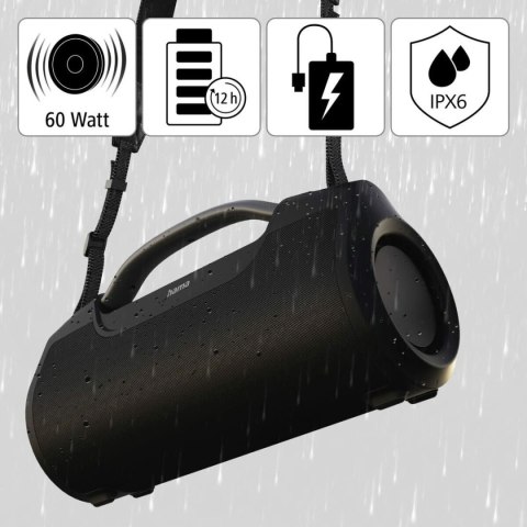 Głośnik Bluetooth Przenośny Hama 00188217 Czarny 60 W