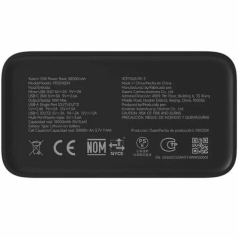 Ładowarka do Laptopa Xiaomi PB3018ZM Czarny 30000 mAh