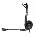 Słuchawki z Mikrofonem Logitech 981-000100 Czarny