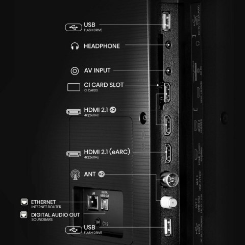 Smart TV Hisense 65A6Q 65" 4K Ultra HD LED HDR D-LED