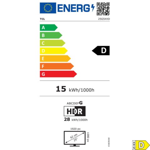 Monitor TCL 25G54 25" Full HD