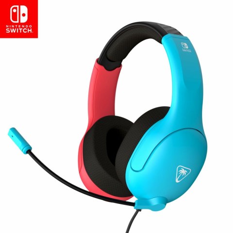 Słuchawki z Mikrofonem Turtle Beach NEON BLUE & RED SWITCH 2