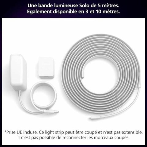 Węże LED Philips Solo Lightstrip Biały 20 W 5 m Ciepła Biel