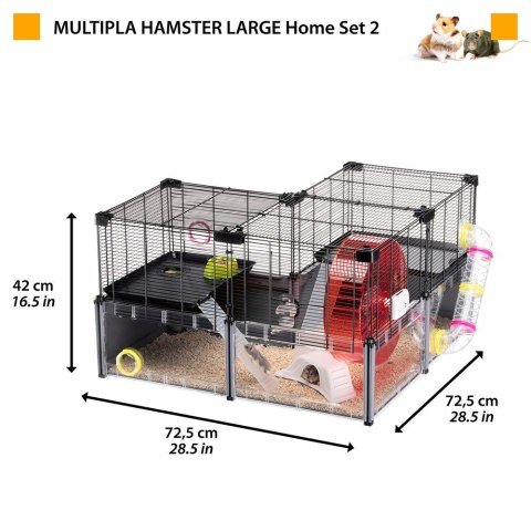 FERPLAST Multipla Hamster Large 107,5x37,5x H 42cm