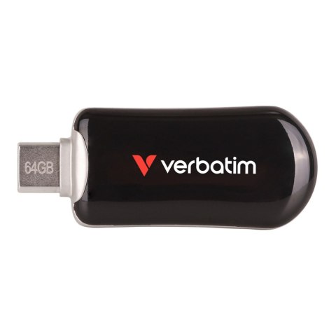 Pendrive Verbatim Plectra 64GB USB-C 3.0 Black
