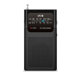 Radio SPC SPC Icy Max Czarny Tuner AM/FM