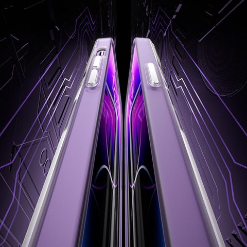 Magnetyczne etui iPhone 14 Pro MagSafe PQY Geek Series srebrne