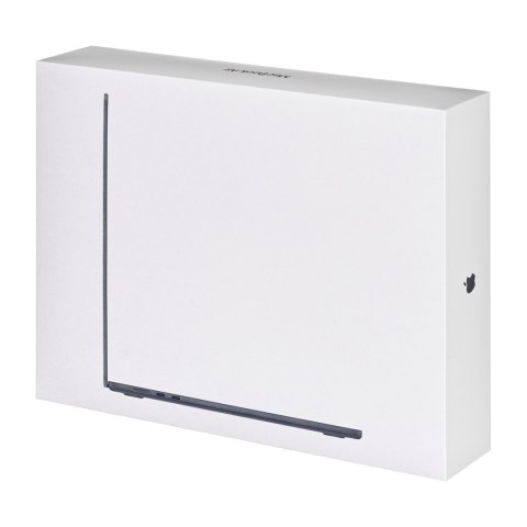 Apple MacBook Air 15,3"Retina 500nit M4 chip with 10-core CPU + 10-core GPU 16GB SSD256 2xTB4 BLKB 1Y Midnight (WYPRZEDAŻ)