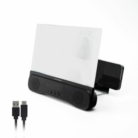 Akumulatorowy wzmacniacz ekranu telefonu komórkowego z zestawem głośnomówiącym Screenier InnovaGoods