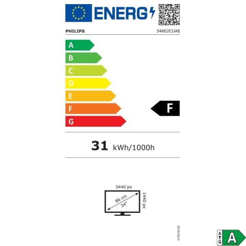 Monitor Philips 346E2CUAE/00 Wide Quad HD 34"