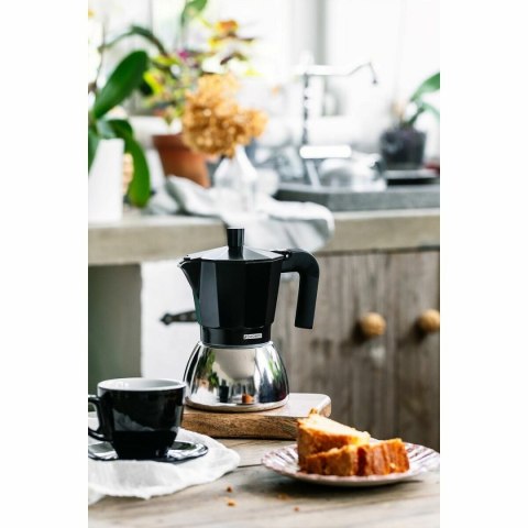 Włoska Kafeterka BRA INOX BLACK 9T Czarny 470 ml