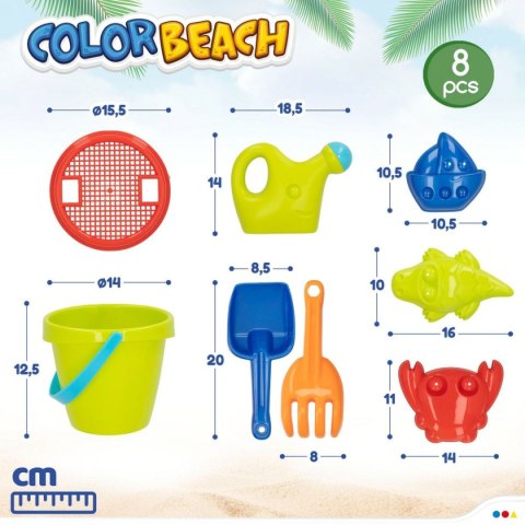 Zestaw zabawek plażowych Colorbaby polipropylen (18 Sztuk)