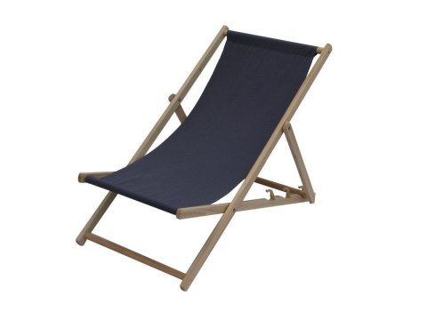 Drewniany leżak ogrodowy Bahamas - GRAFIT