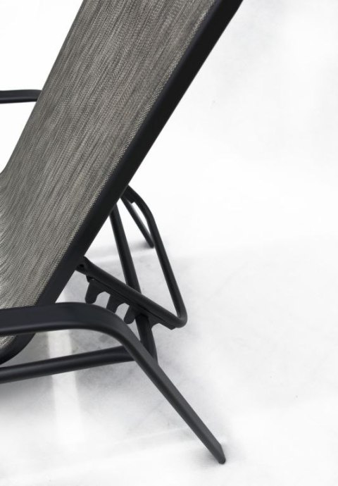 Leżak ogrodowy z regulowanym oparciem ZWC - 52 szary