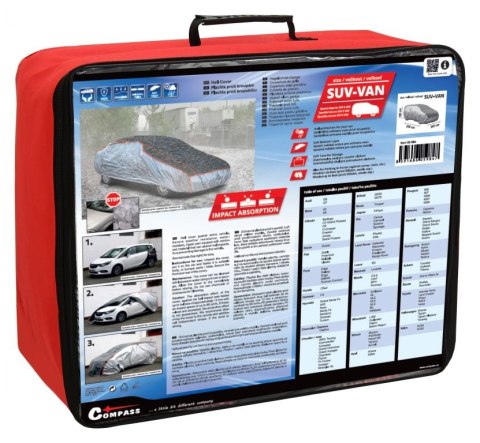 COMPASS Plandeka przeciwgradowa 530 × 205 × 160 cm