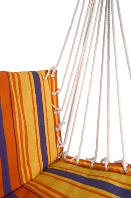 Hamak do siedzenia 95x50 cm czerwono-pomarańczowa