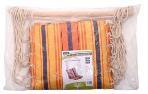 Hamak do siedzenia 95x50 cm czerwono-pomarańczowa