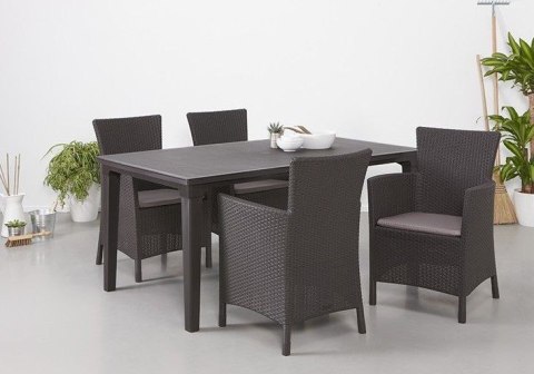 Krzesło polirattanowe MONTANA grafit